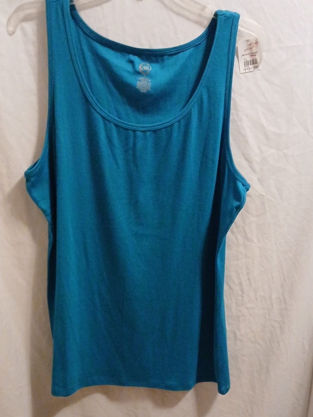 Cato Green Scoop Neck Tank Top